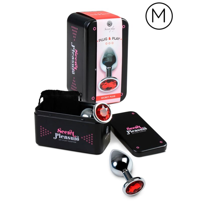 SECRETPLAY - ANALPLUG RED M