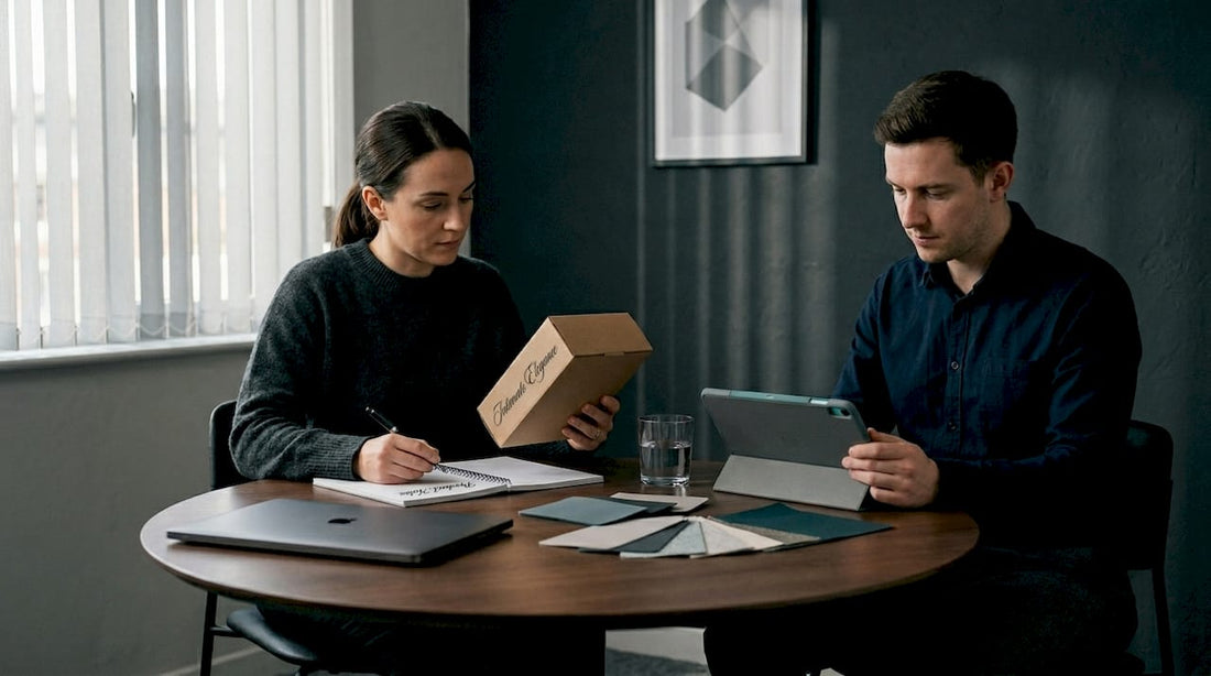 Product specialists reviewing curated product selection