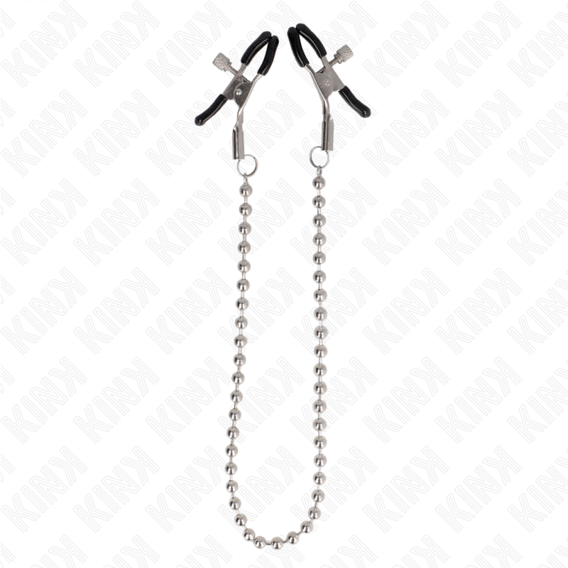 KINK - ZACISKI NA SUTKĘ Z ŁASCUSZKA KORALIKOWEGO 30 CM