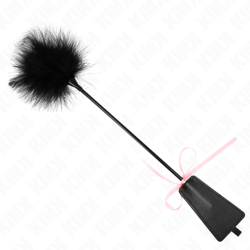 KINK - PIÓRKA DO ŁASKOTANIA Z RÓŻOWĄ KOKARDĄ 49 CM