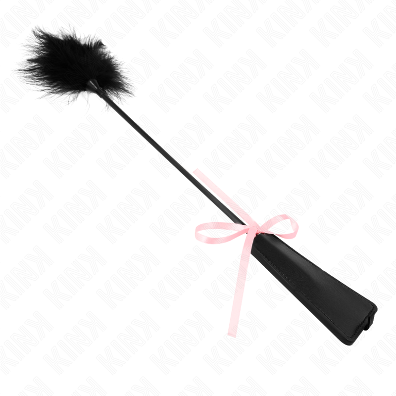 KINK - PIÓRKA DO ŁASKOTANIA Z RÓŻOWĄ KOKARDĄ 49 CM