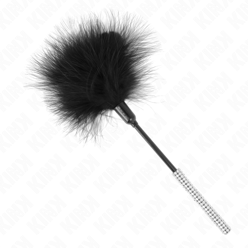 KINK - Kitzelfedern mit Strassgriff, 27 cm