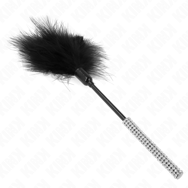 KINK - Kitzelfedern mit Strassgriff, 27 cm