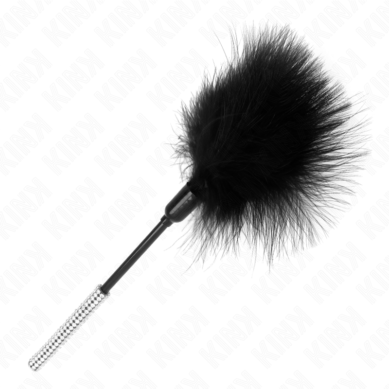KINK - Kitzelfedern mit Strassgriff, 27 cm