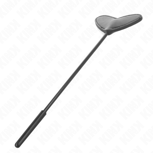 KINK – SCHWARZE HERZFÖRMIGE PALETTE 33 X 10 CM