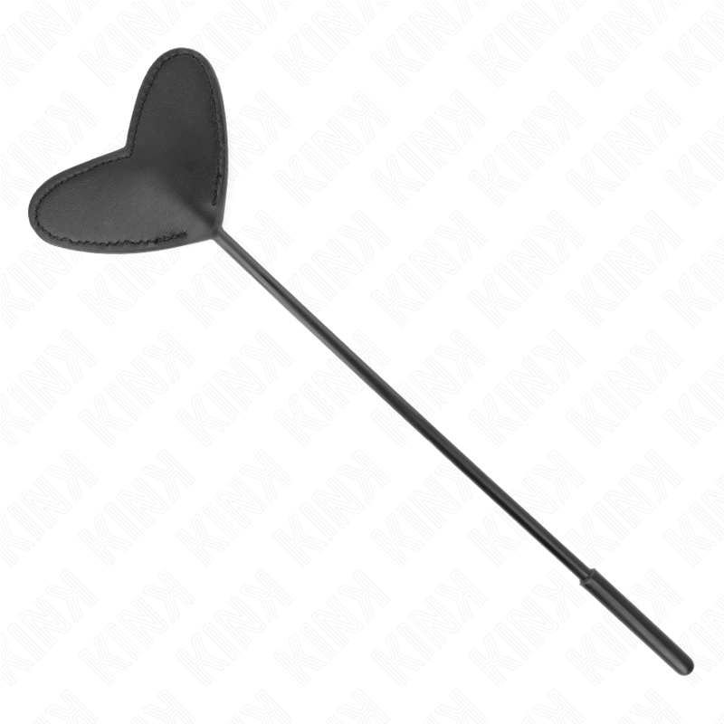 KINK – SCHWARZE HERZFÖRMIGE PALETTE 33 X 10 CM