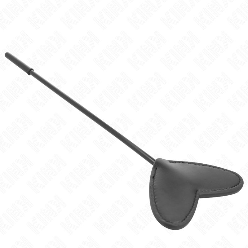 KINK – SCHWARZE HERZFÖRMIGE PALETTE 33 X 10 CM