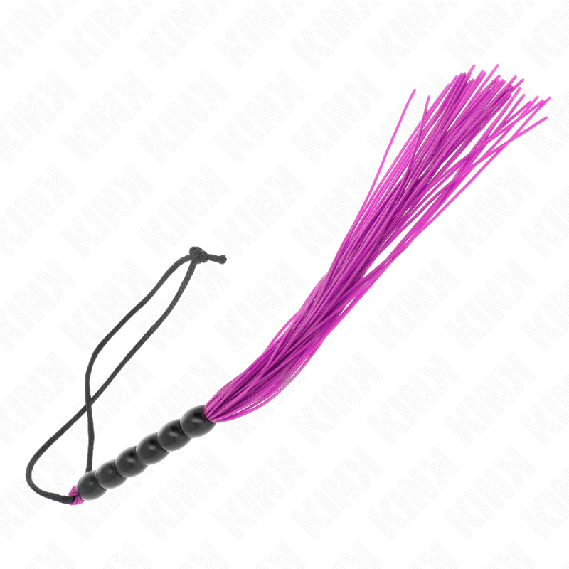 KINK – MINI-SILIKONPETTUNG MIT 6 LILA PERLEN 26 CM