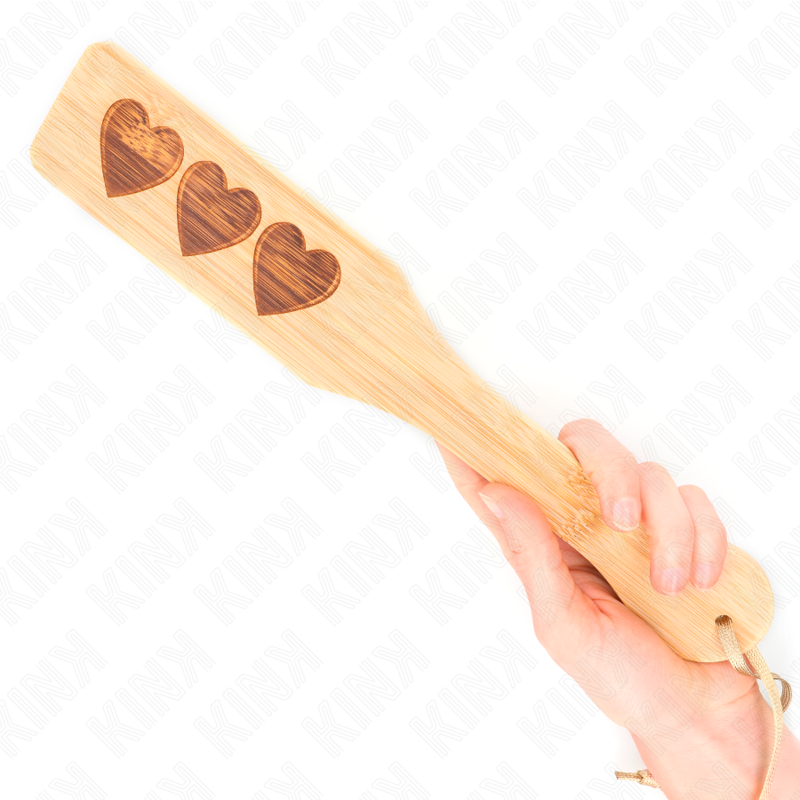 KINK – Herzförmiges Bambuspaletten-Design, 32 x 5,5 cm
