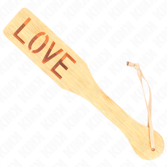 KINK - BAMBUSPALETTE WORD LOVE 32 X 5,5 CM