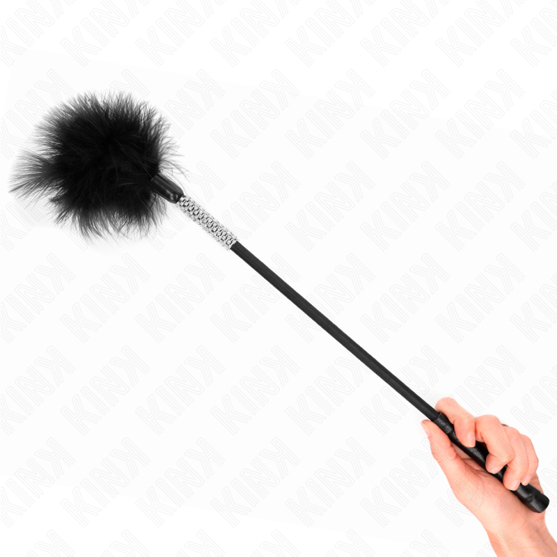 KINK - Kitzelfedern mit Strassgriff, 50 cm