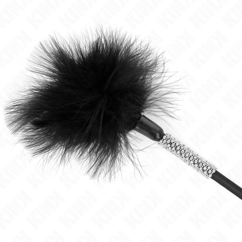 KINK - Kitzelfedern mit Strassgriff, 50 cm