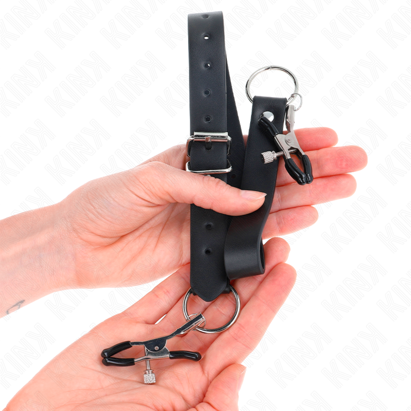 KINK – 4 Klitorisklemmen, verstellbar von 34–48 cm