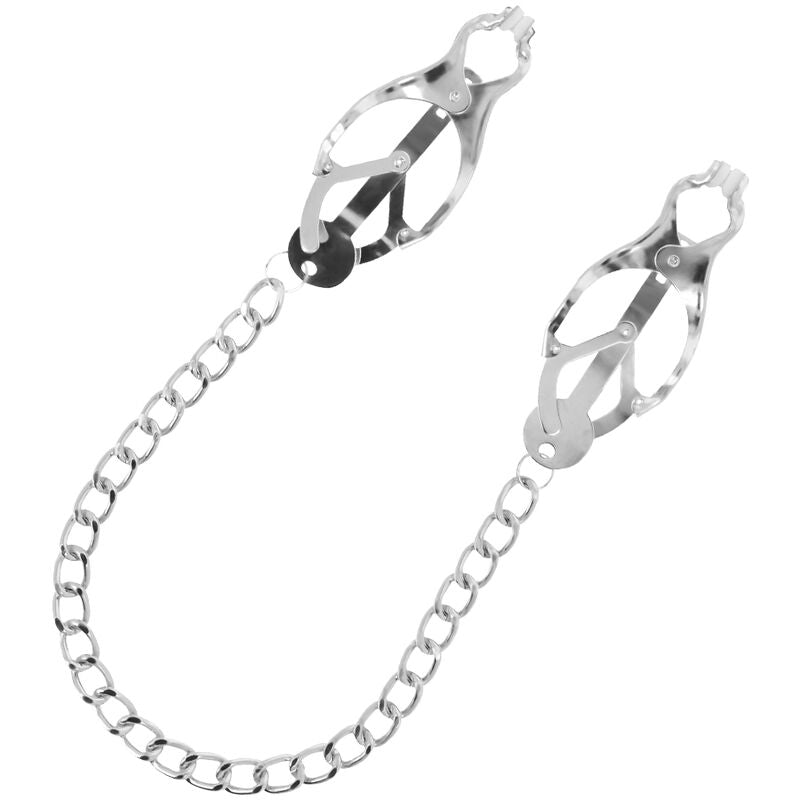 DUNKNESS - METALLNIPPELKLEMME MIT KETTE