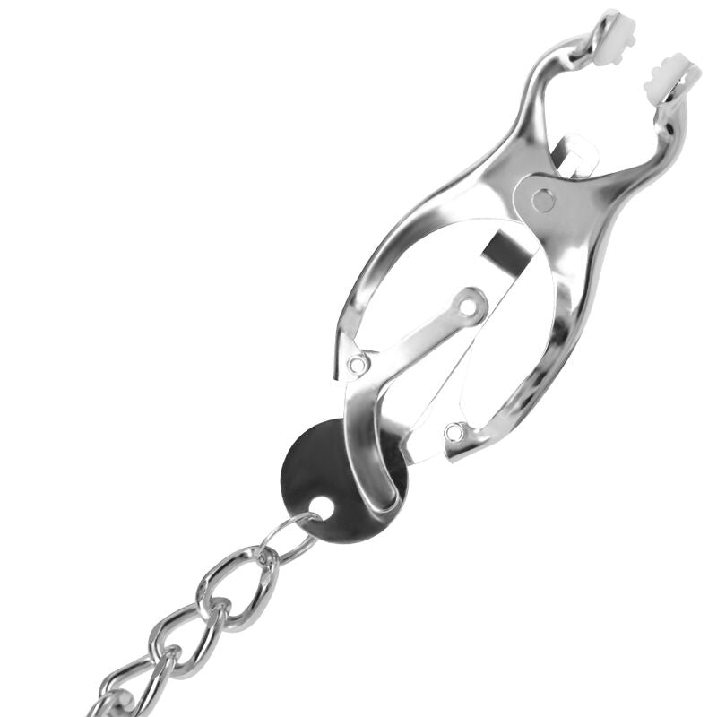 DUNKNESS - METALLNIPPELKLEMME MIT KETTE